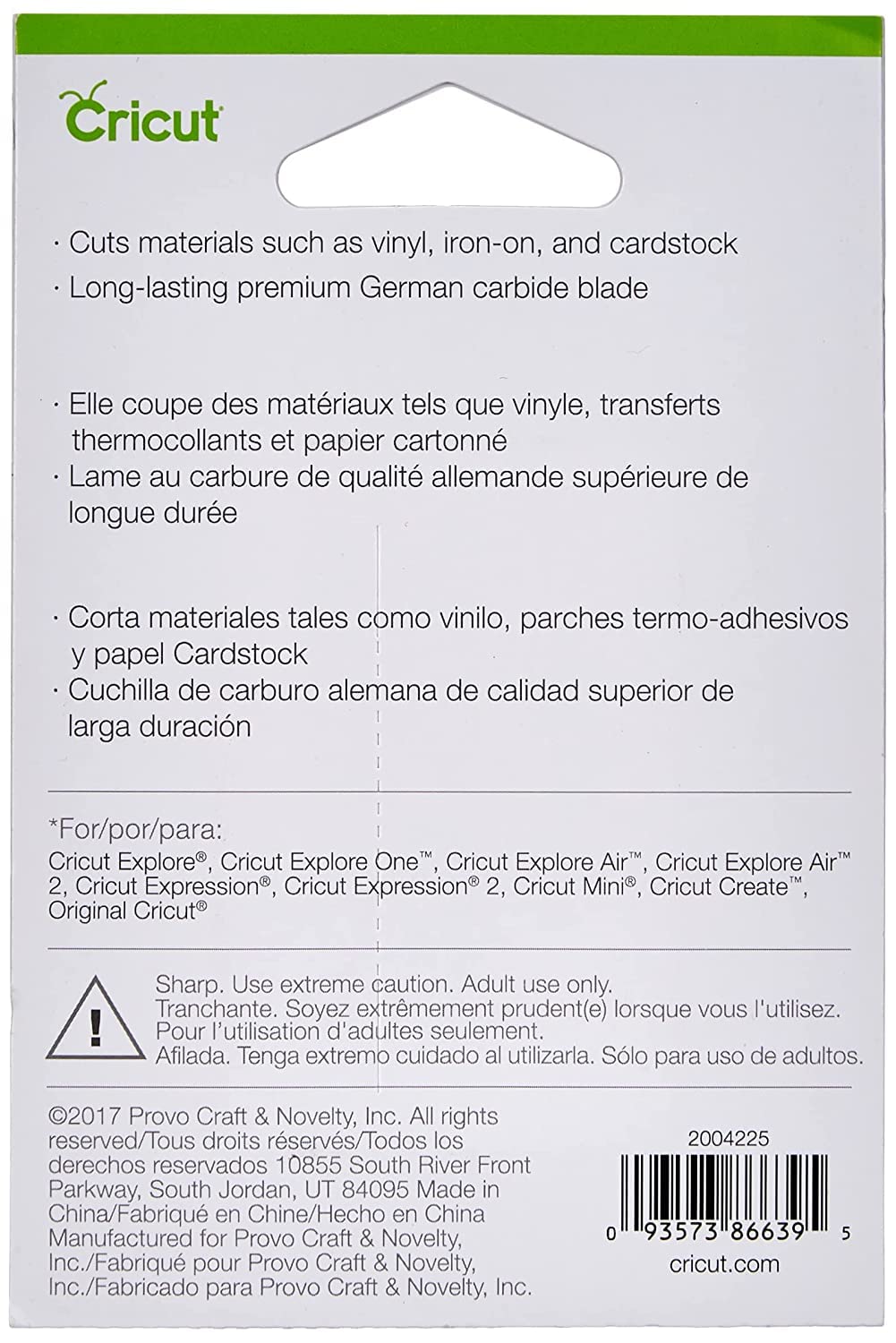 Foto 4 pulgar | Cuchilla De Corte Cricut Premium Fine-point Para Maker & Explore - Venta Internacional.