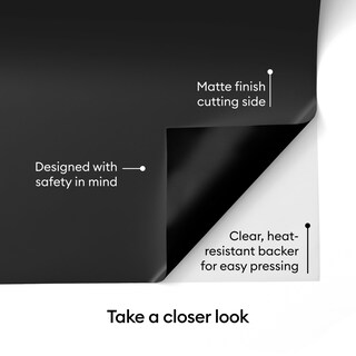 Foto 6 | Vinilo De Transferencia De Calor Cricut Value Iron Sobre Blanco De 30,5 Cm X 3 M - Venta Internacional.
