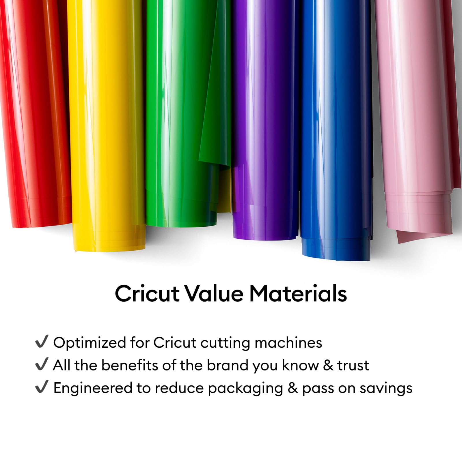 Foto 7 | Vinilo De Transferencia De Calor Cricut Value Iron Sobre Blanco De 30,5 Cm X 3 M - Venta Internacional.