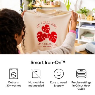 Foto 2 | Vinilo Iron On Cricut Smart Para Joy Xtra White, 24,1 Cm X 1,2 M - Venta Internacional.