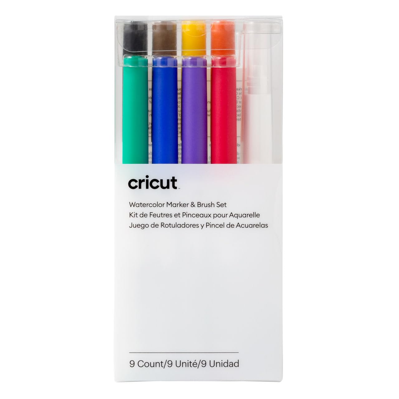 Foto 1 | Set De Rotuladores Y Pinceles Para Acuarela Cricut Watercolor De 9 Unidades - Venta Internacional.
