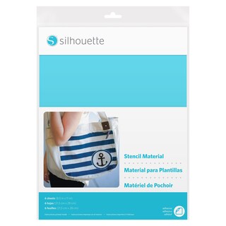 Foto 1 | Hojas De Material Para Plantillas, Adhesivo Con Forma De Silueta, 6 Hojas A4 - Venta Internacional.
