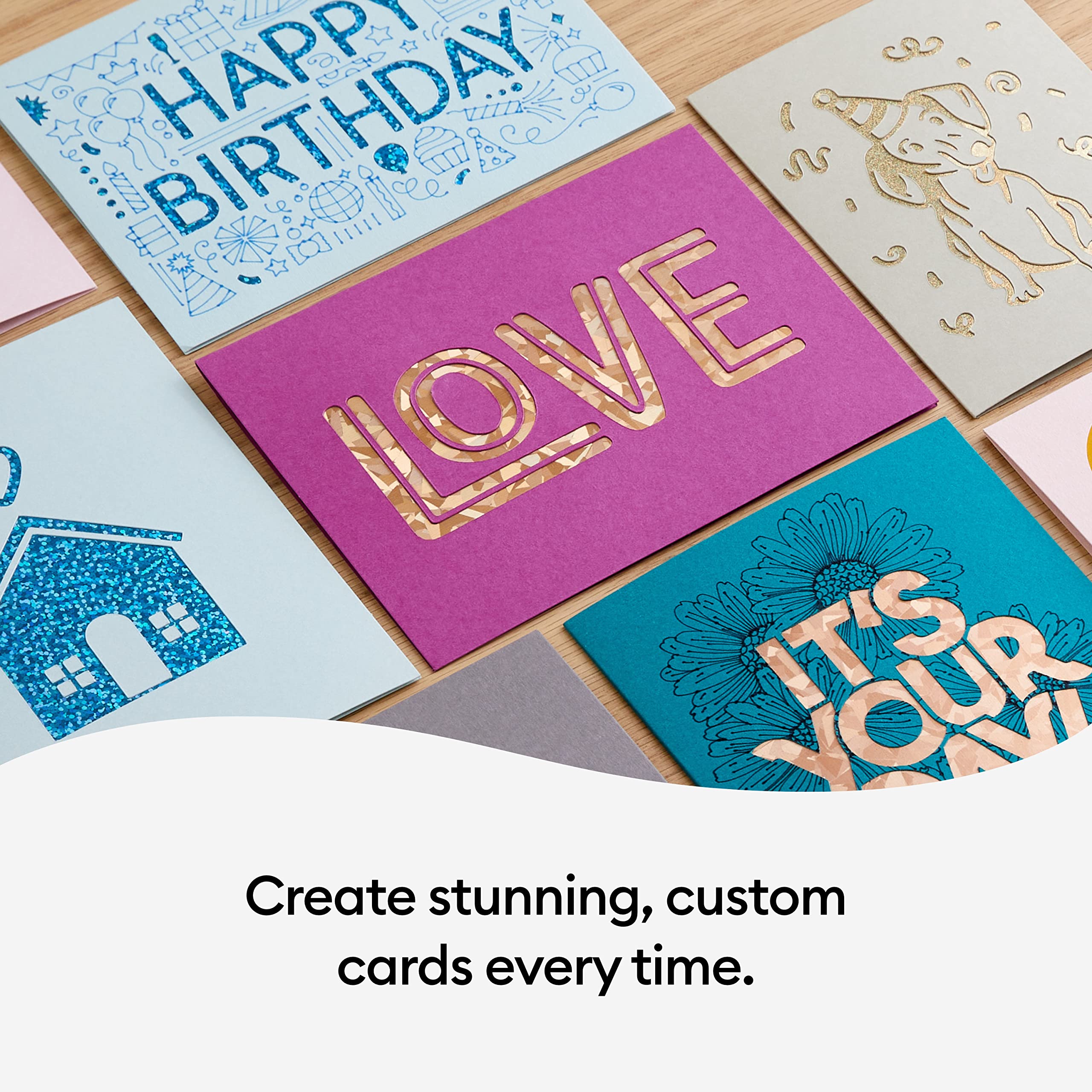 Foto 6 pulgar | Juego De Cartas Cricut Cutaway Cards Neutrals Sampler R10 (18 Unidades) - Venta Internacional.