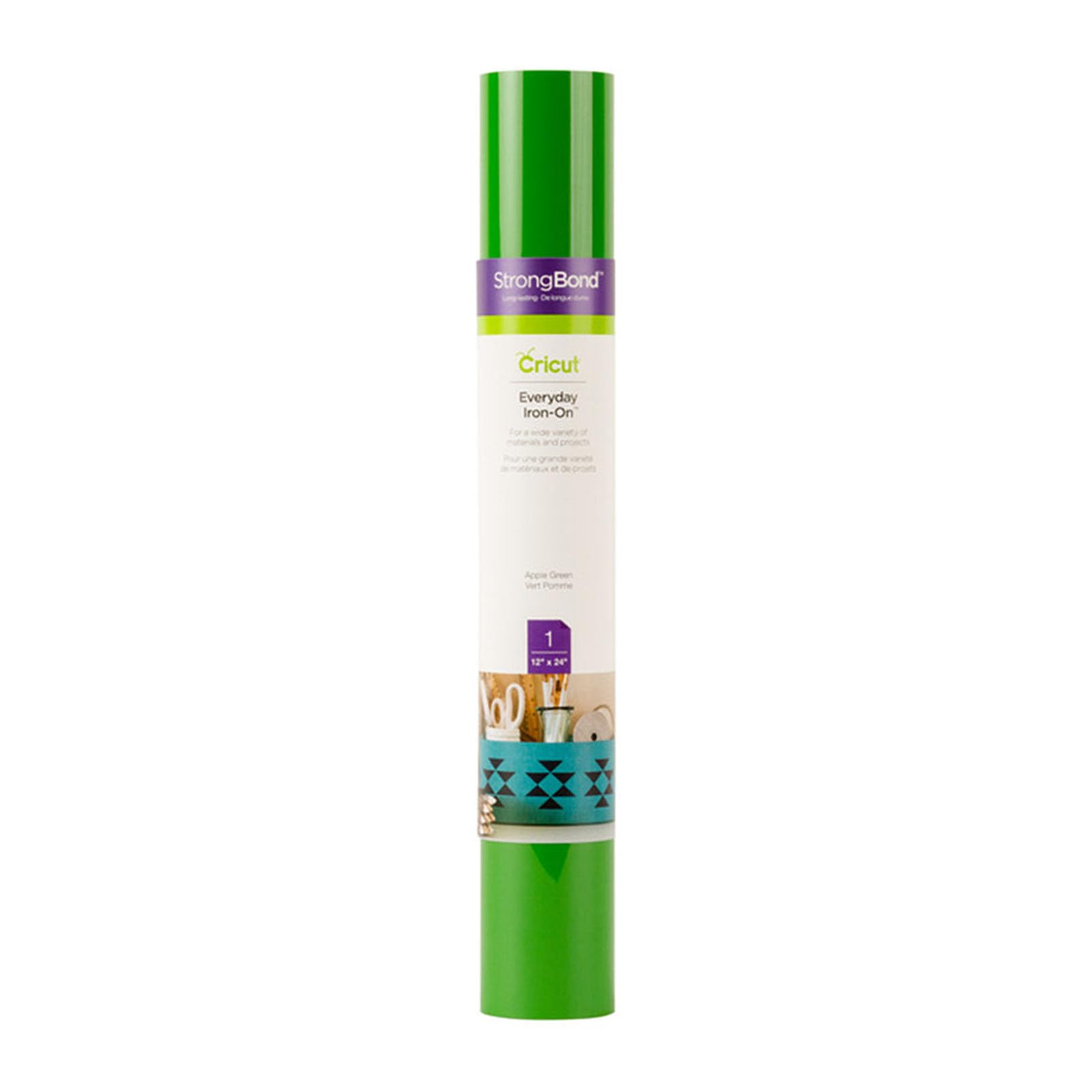Foto 1 | Rollo De Vinilo Iron On Cricut Everyday, Color Verde Manzana, 60 Cm - Venta Internacional.
