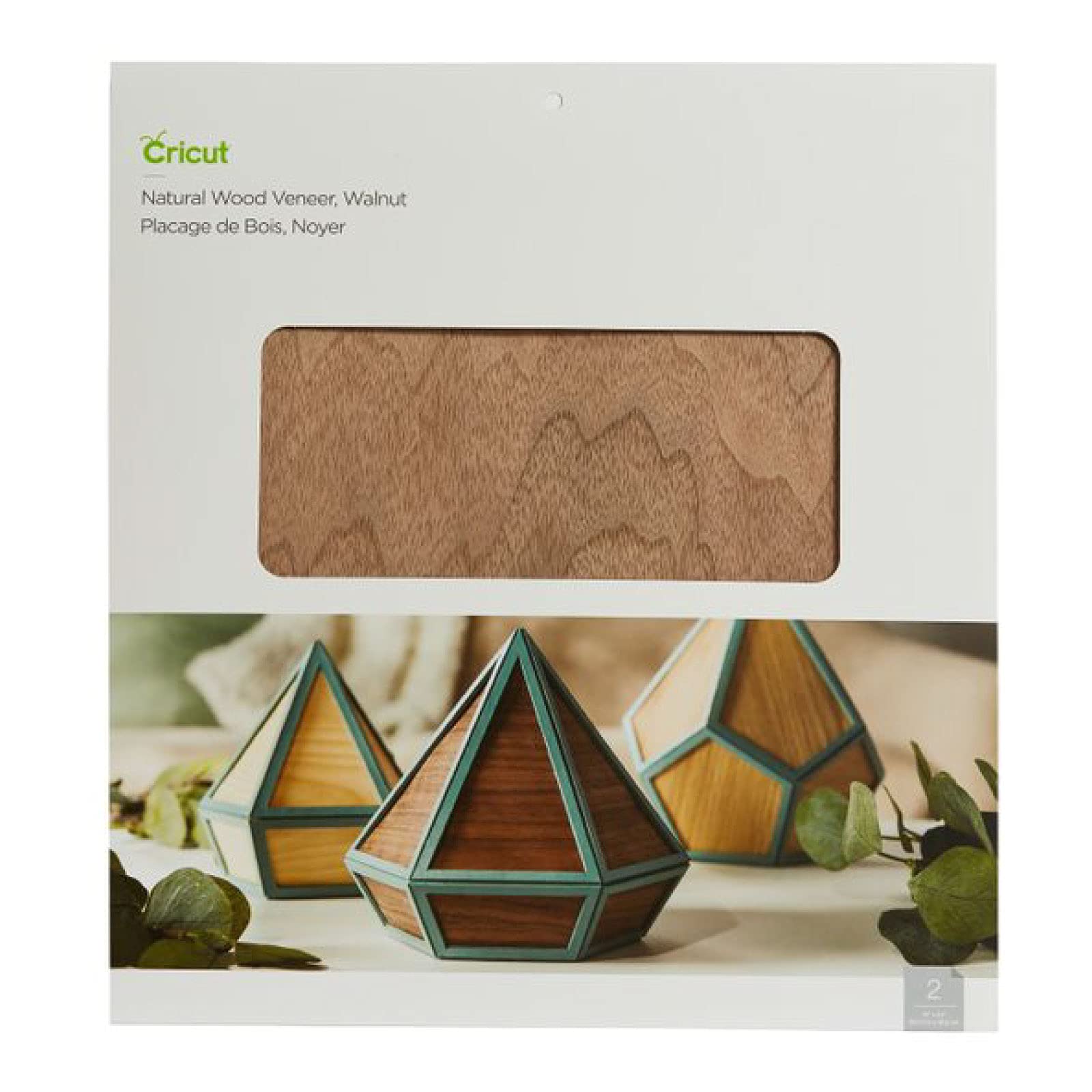 Foto 2 | Paquete De Chapa De Madera Cricut, Nogal Natural Y Arce, 30 X 30 Cm - Venta Internacional.