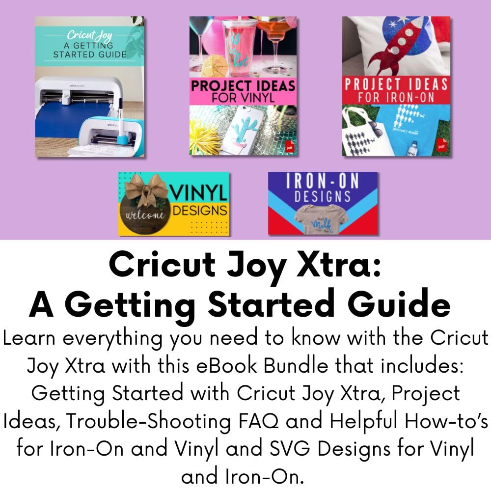Foto 5 | Craft Machine Cricut Joy Xtra Con Herramienta Inteligente De Vinilo Y Desmalezadora - Venta Internacional.