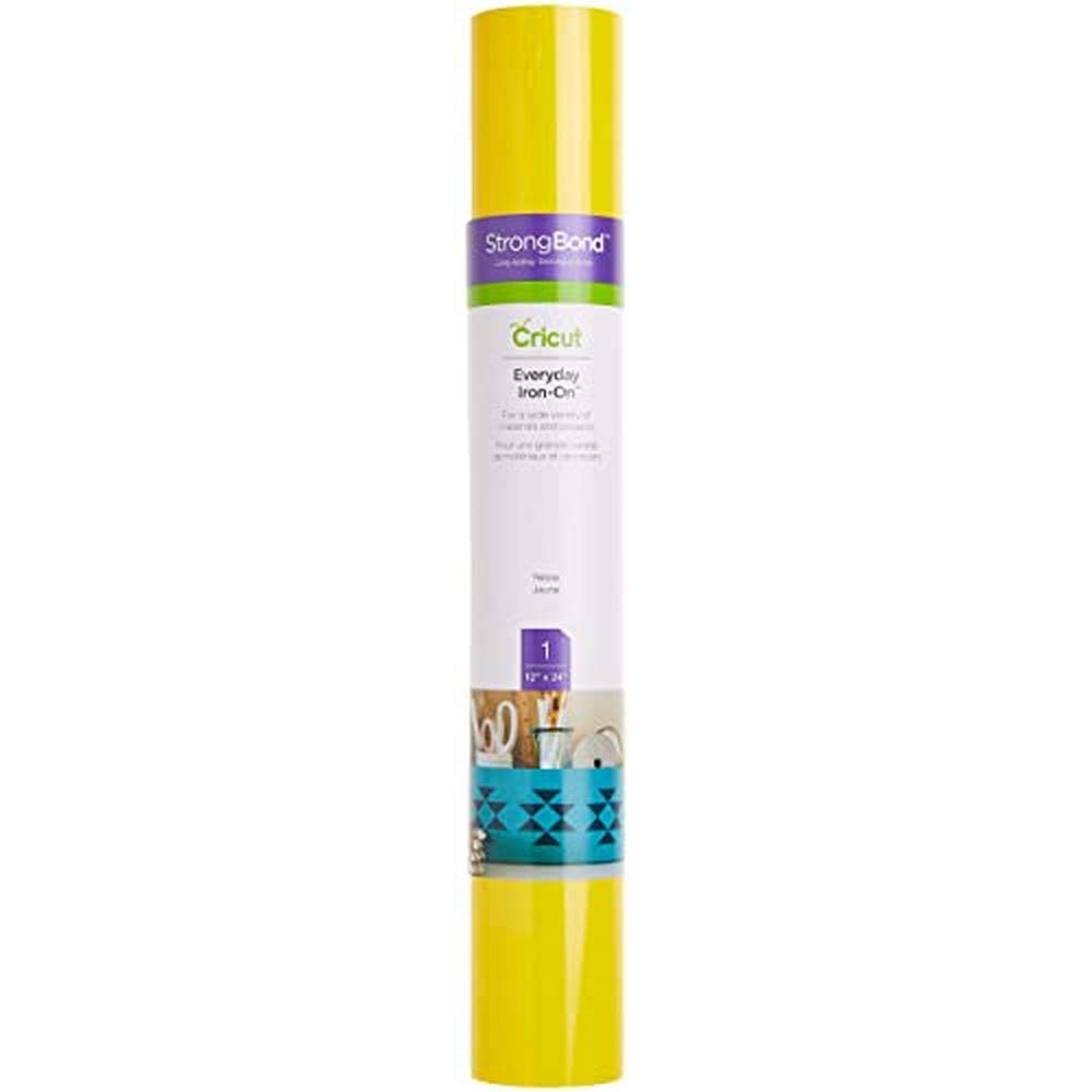 Foto 2 pulgar | Rollo De Vinilo Cricut Everyday Yellow Para Planchar, 60 Cm, Htv Heat - Venta Internacional.