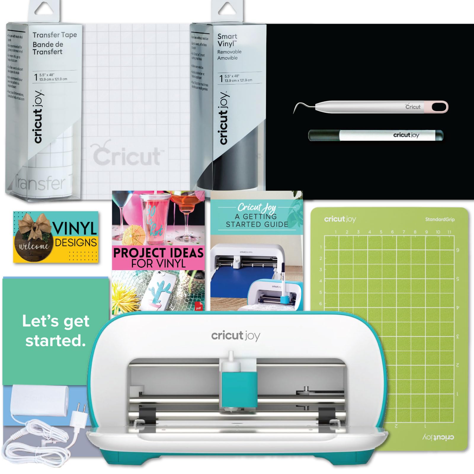 Foto 2 pulgar | Craft Machine Cricut Joy Con Vinilo Inteligente, Cinta De Transferencia Y Herramienta - Venta Internacional.