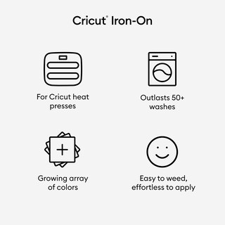 Foto 2 | Vinilo De Transferencia De Calor Cricut Everyday Iron On Silver, Paquete De 3 - Venta Internacional.