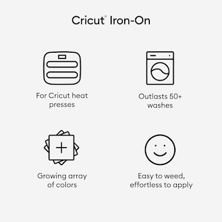 Foto 2 | Vinilo De Transferencia De Calor Cricut Everyday Iron On, Paquete De 3 Unidades - Venta Internacional.