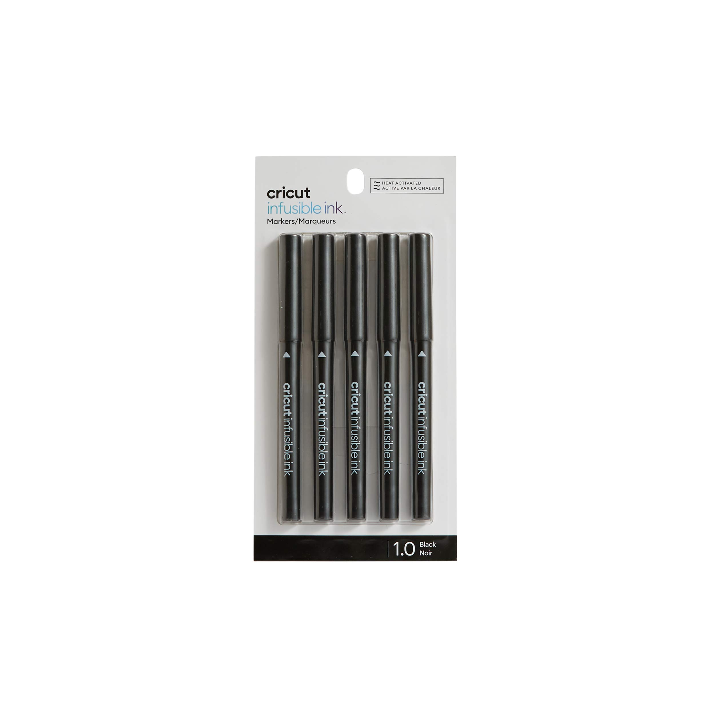 Foto 2 pulgar | Marcadores Cricut Infusible Ink Black De Punto Medio (1.0), 5 Unidades - Venta Internacional.