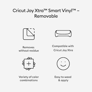 Foto 3 | Vinilo Cricut Joy Xtra Extraíble, Negro Inteligente, 24,1 Cm X 91,4 Cm - Venta Internacional.