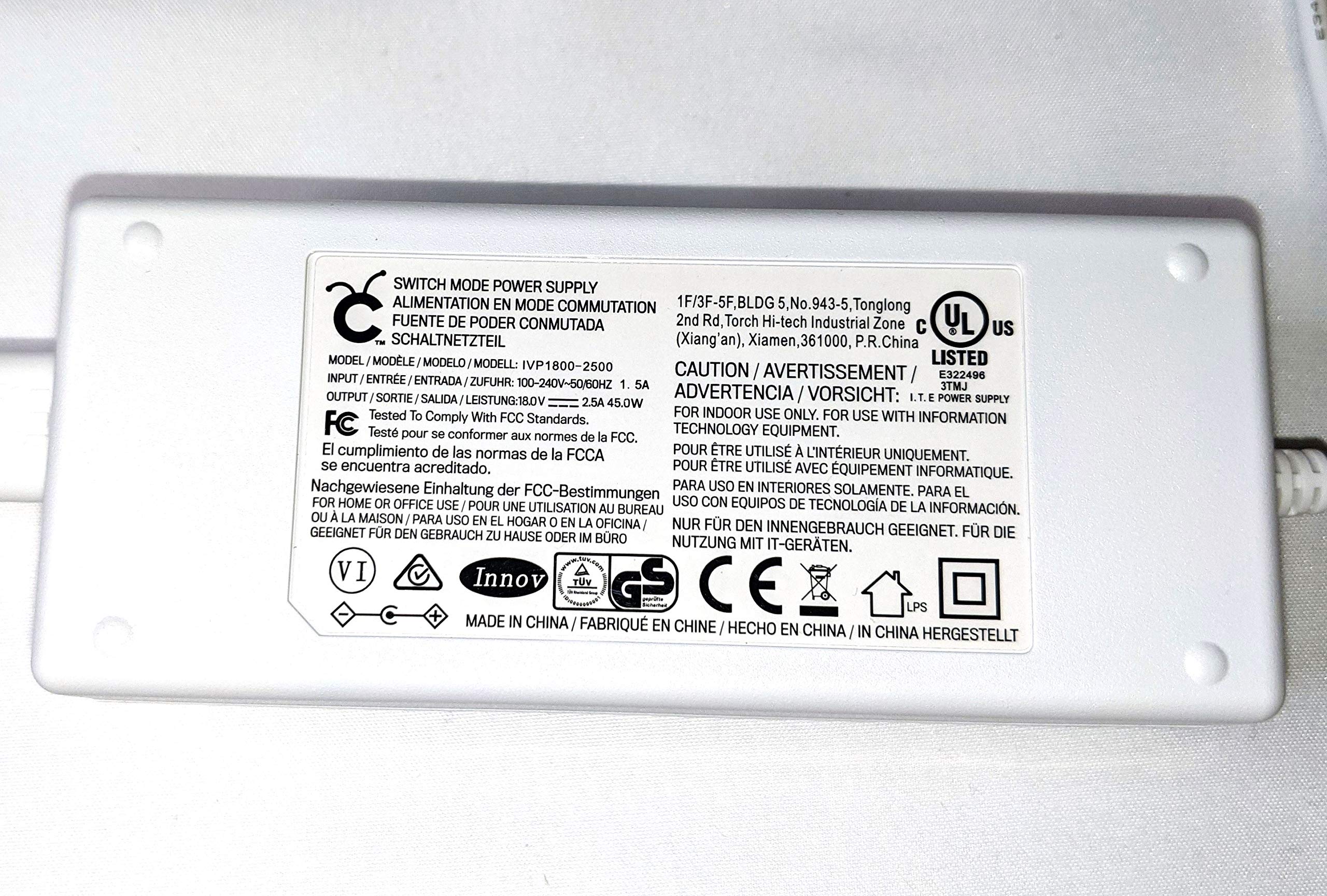 Foto 2 | Adaptador De Corriente De Repuesto Cricut Genuine Explore White - Venta Internacional.