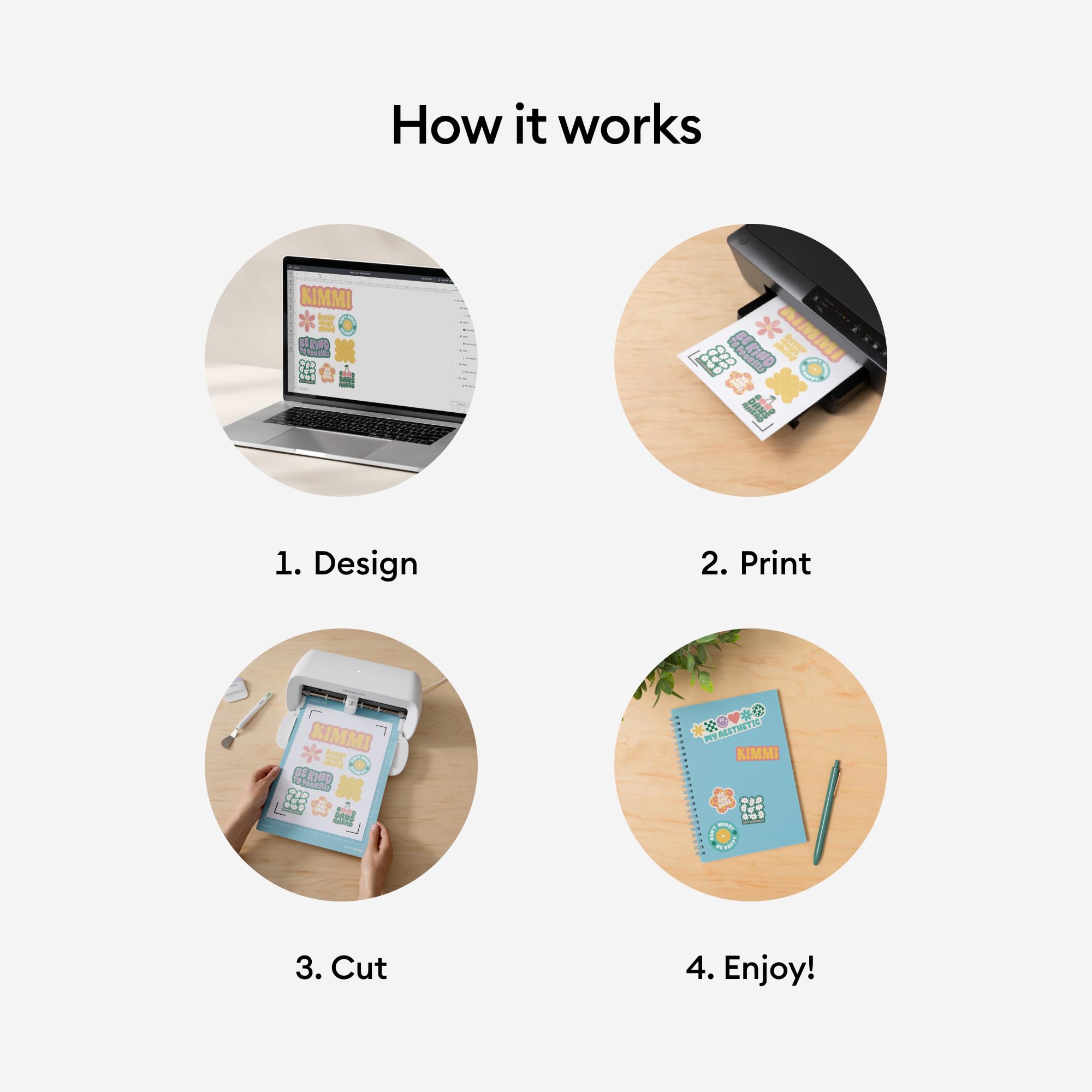 Foto 6 | Máquina De Corte Cricut Joy Xtra Con Papel Adhesivo Imprimible - Venta Internacional.