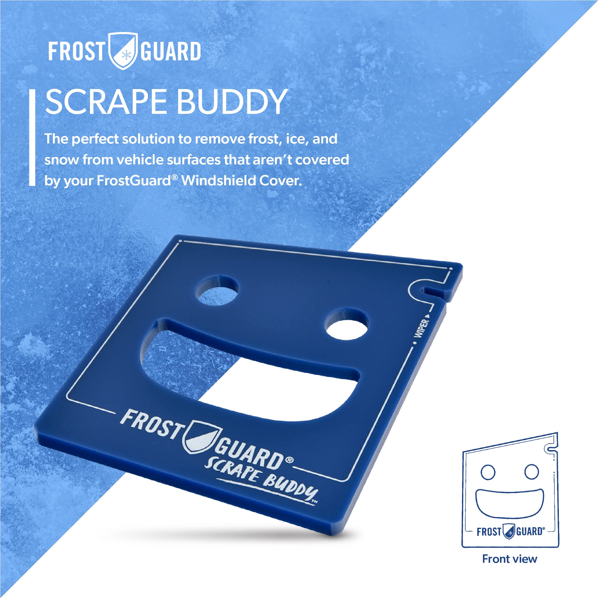 Foto 3 pulgar | Rascador De Hielo Para Coche Frostguard Scrape Buddy Blue Frost - Venta Internacional.