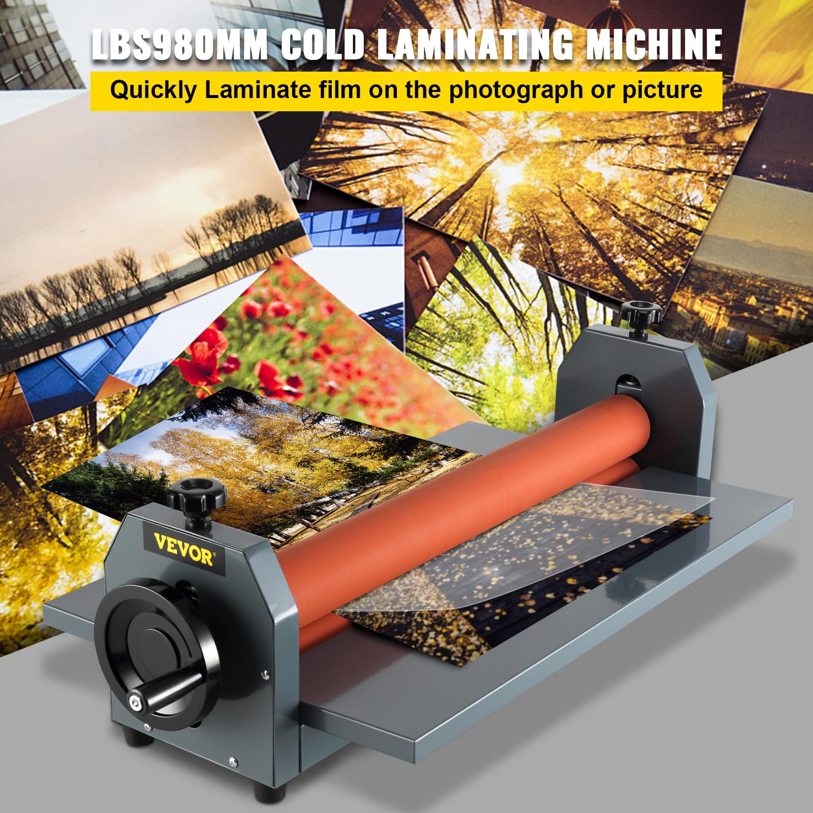 Foto 2 | Película Fotográfica De Vinilo Manual De 99 Cm Para Máquina Laminadora En Frío Vevor - Venta Internacional.