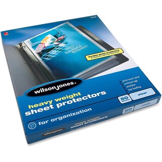 Foto 2 | Protectores De Sábanas Wilson Jones Heavy Weight, 50 Hojas - Venta Internacional.