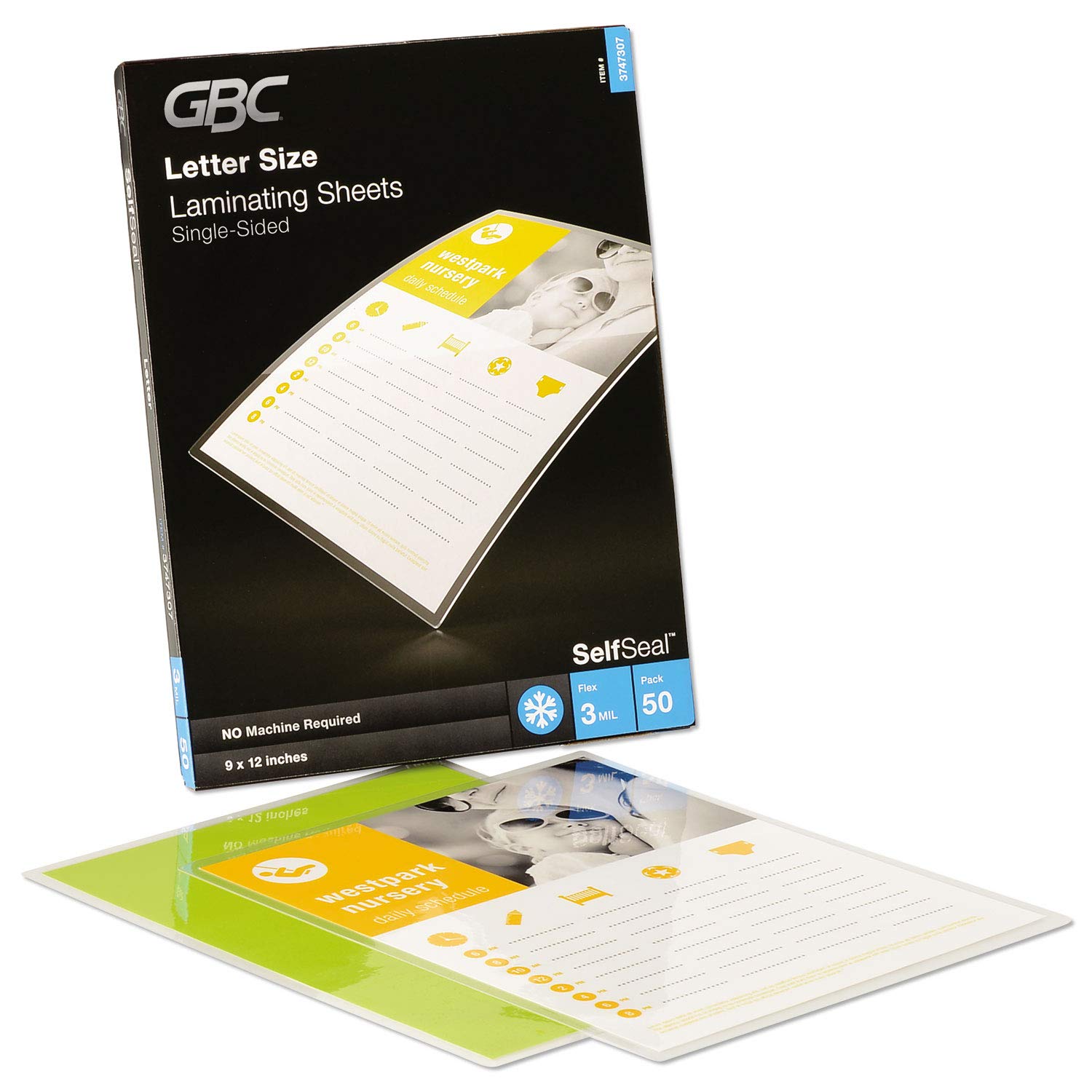 Foto 2 pulgar | Láminas Laminadoras Gbc Swingline Autoadhesivas, 3 Mil, Paquete De 50 - Venta Internacional.