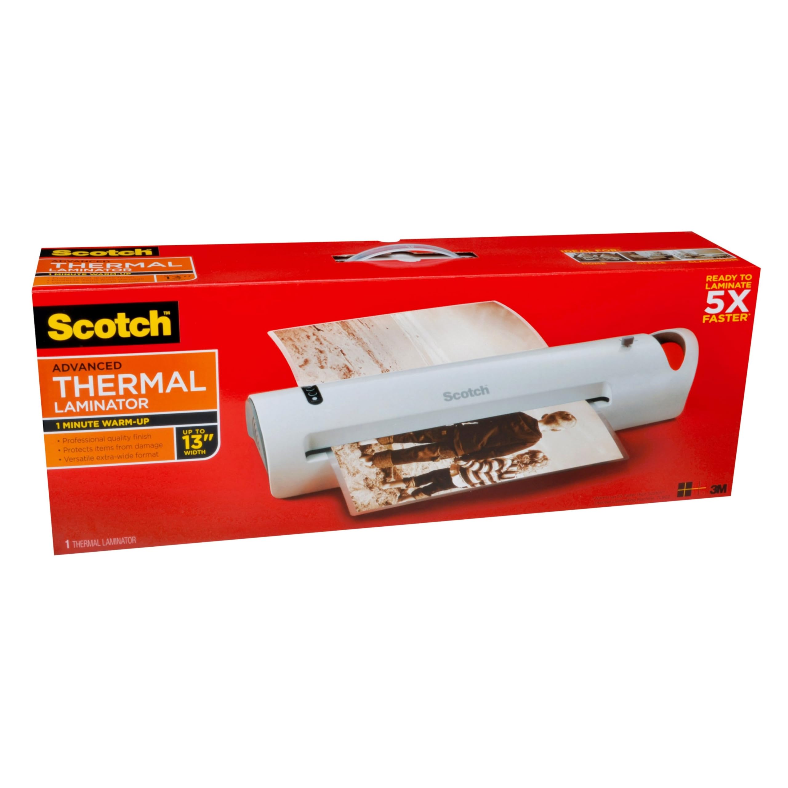 Foto 7 pulgar | Laminador Térmico Scotch Tl1302z Con Entrada Extra Ancha De 33 Cm - Venta Internacional.