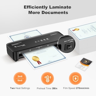 Foto 4 | Laminador Térmico Laminator Bonsaii A4 De 23 Cm Con Never Jam - Venta Internacional.