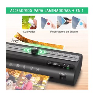 Foto 4 | Laminadora Enmicadora Térmica Frio Foil Con Cortadora 5 En 1 Negro