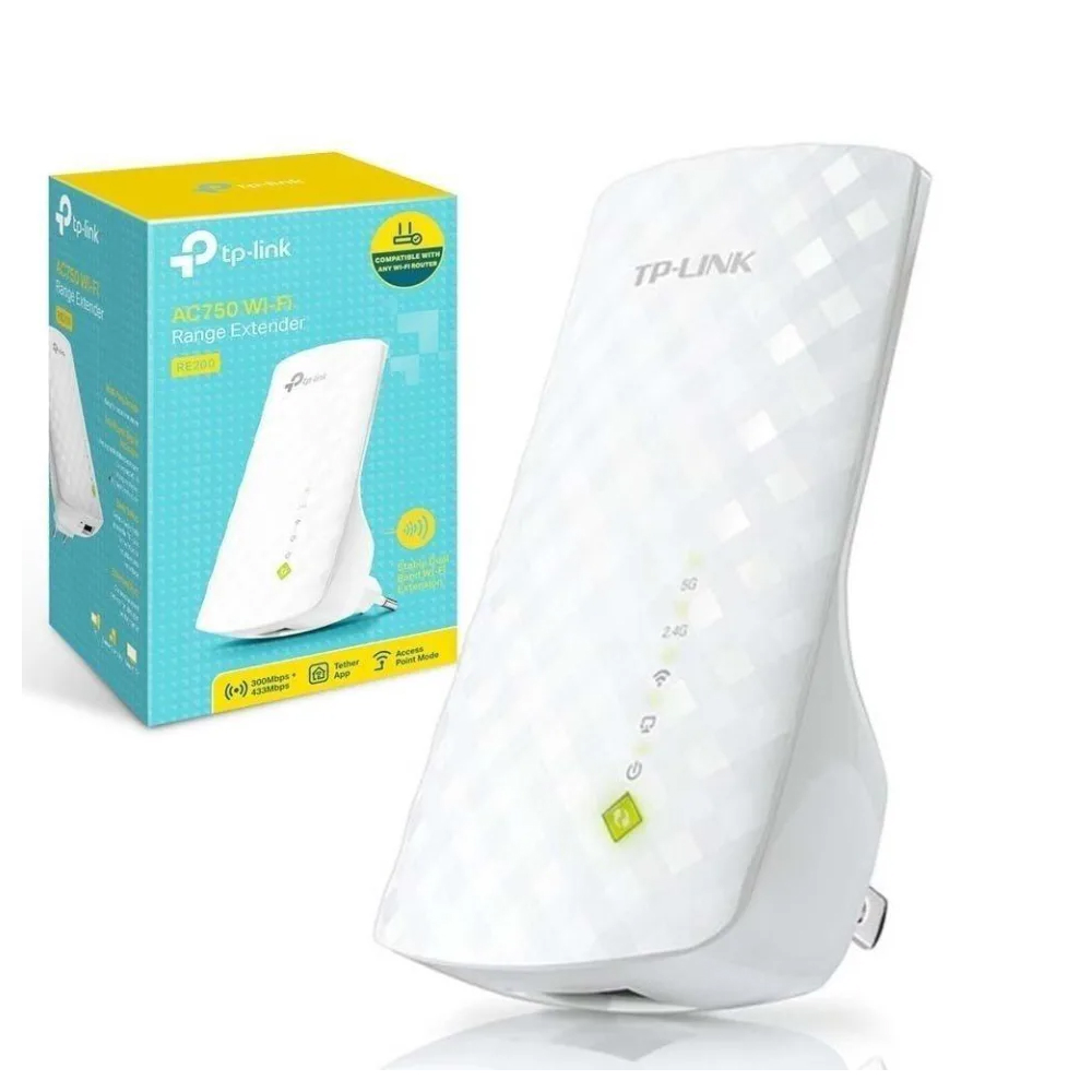 Foto 1 | Extensor de Rango Dual Band Tp-link Re200 color Blanco 2.4 Ghz y 5 Ghz Wifi