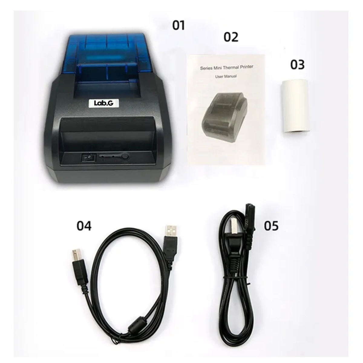 Foto 3 pulgar | Impresora Térmica Pos Usb De 58 Mm C/bluetooth Para Recibos Lab.g Negro