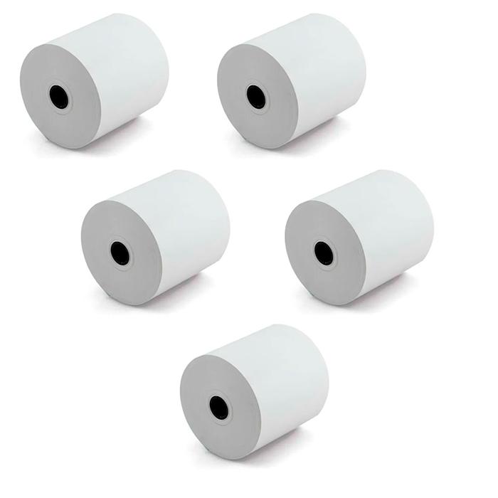 Foto 2 pulgar | 5 Rollos de Papel Térmico Nextep 80x70 Mm Ne-529 Color Blanco