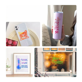 Foto 2 | Vinil Tornasol Holográfico para Cameo Cricut 30 cm 5 Piezas