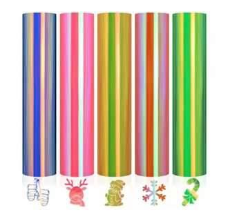 Foto 5 | Vinil Tornasol Holográfico para Cameo Cricut 30 cm 5 Piezas
