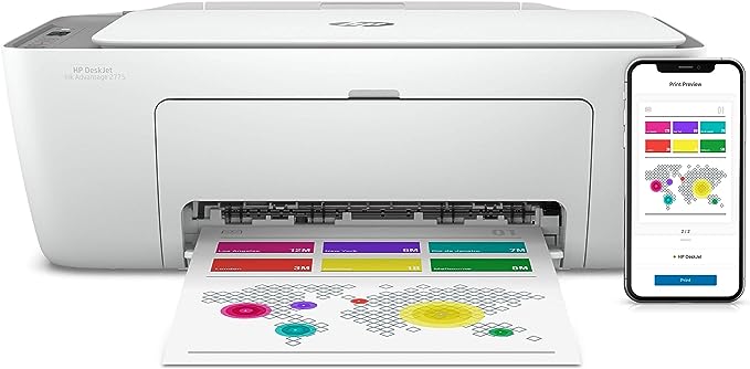 Foto 4 pulgar | Impresora Multifuncional Hp Deskjet Ink Advantage 2775 color Impresión Copiado Escaneado Wifi 7fr21a