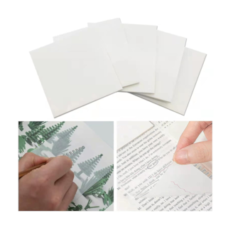 Foto 2 | Notas Adhesivas Transparentes Plastificadas Tipo Post-it 500 Pzs, Blancos Traslucidos
