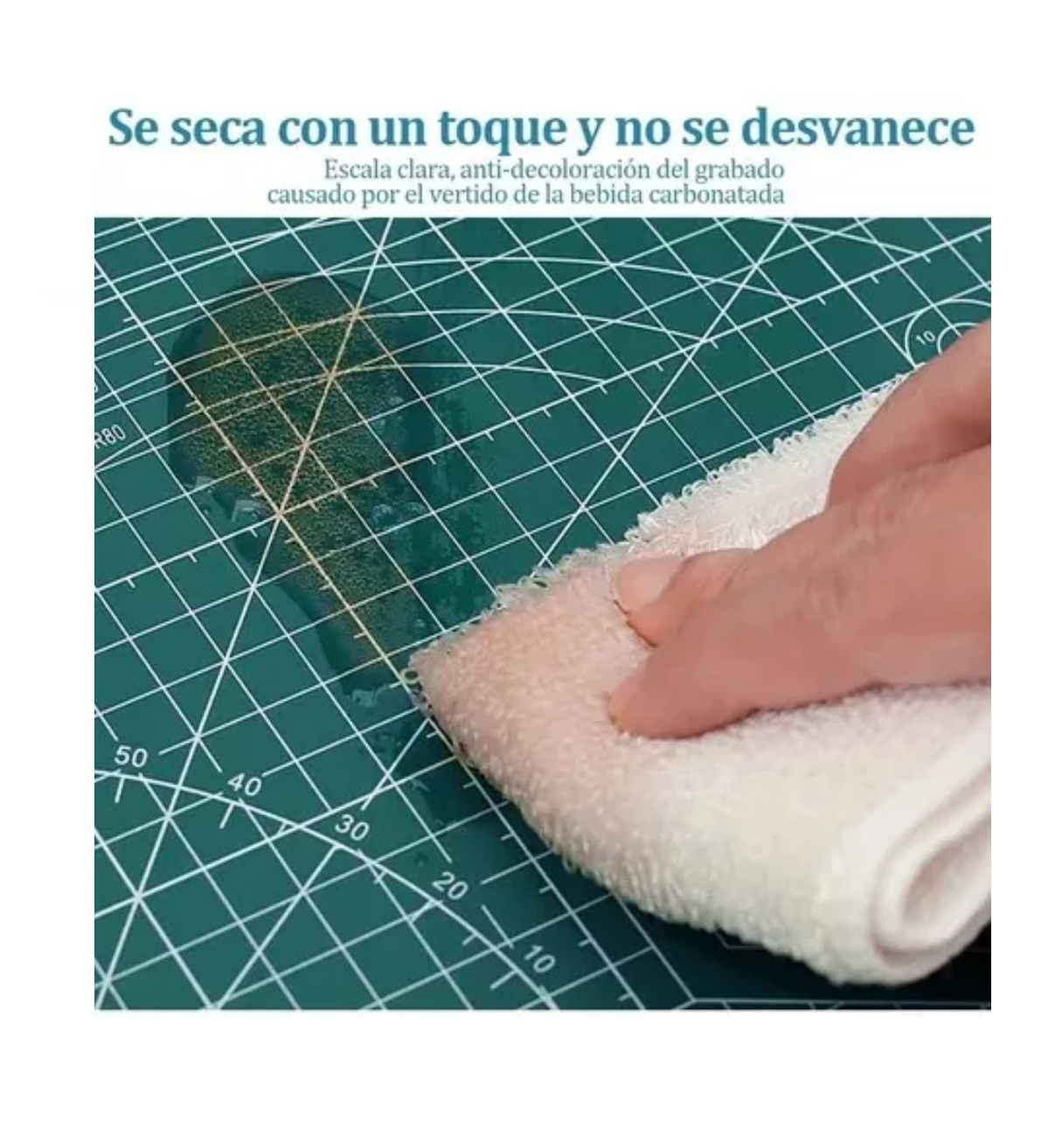 Foto 4 pulgar | Tapete para Corte Belug A3 30 X 45 Doble Vista base Verde