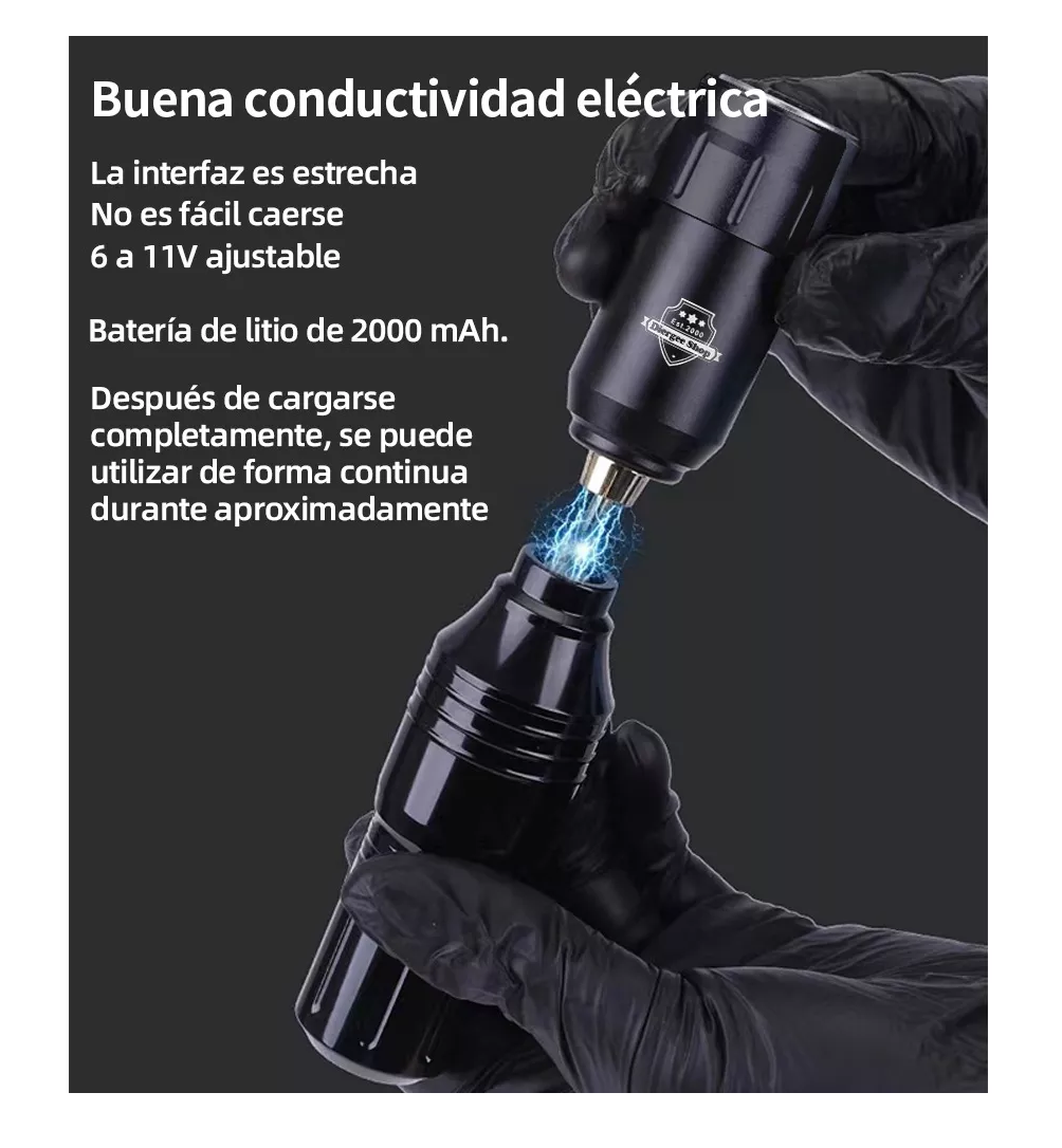 Foto 3 pulgar | Kit Para Tatuar Profesional Máquina Para Tatuar Alta Calidad