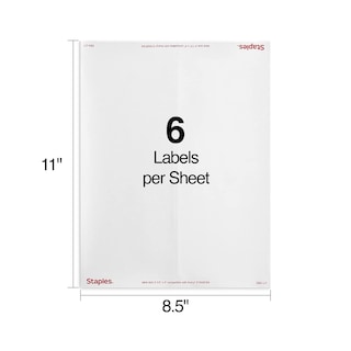 Foto 3 | Etiquetas De Envío Staples St18067-ccvs 3,3 Cm X 10,2 Cm 3000 - Venta Internacional.