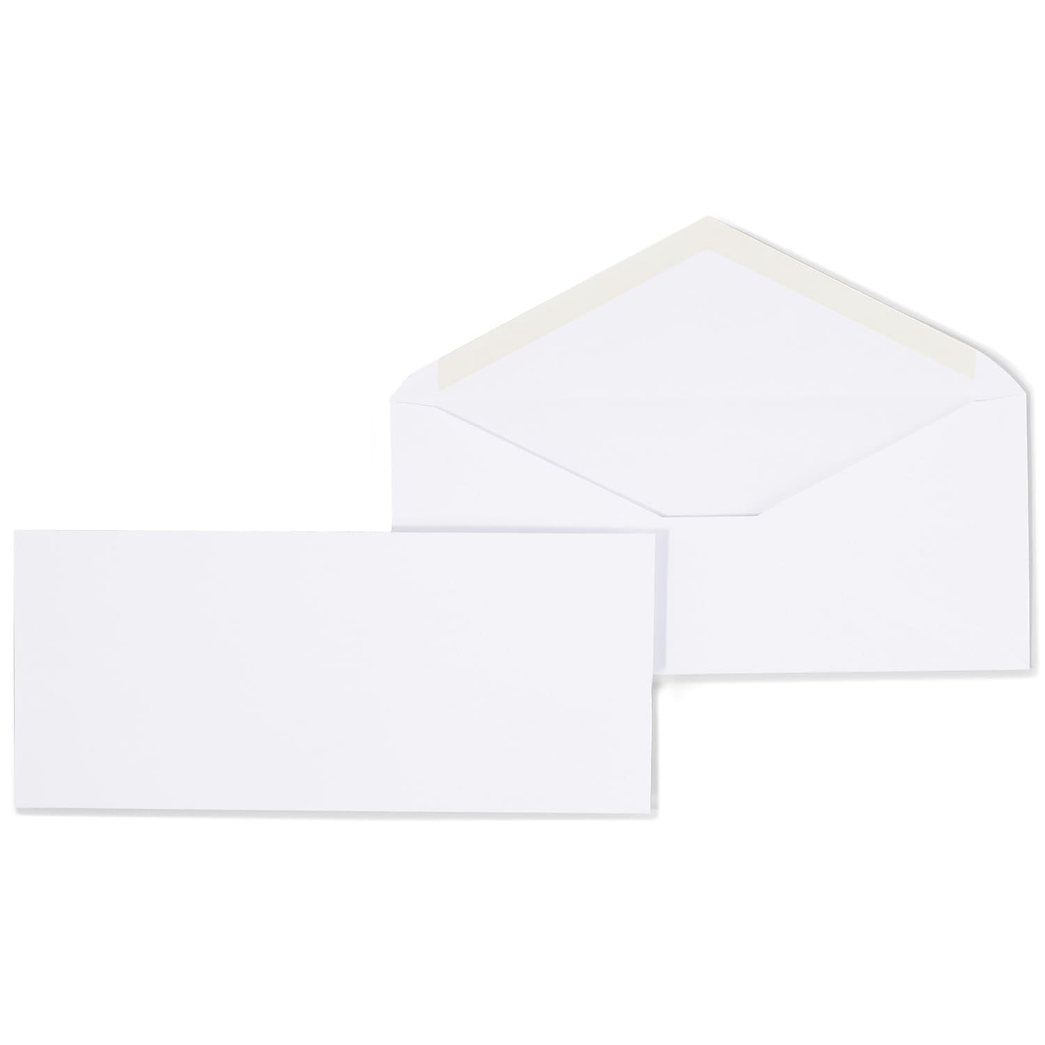 Envelope Staples Gummed #10, 4,125 X 9,5, Blanco, 500 Unidades - Venta Internacional.