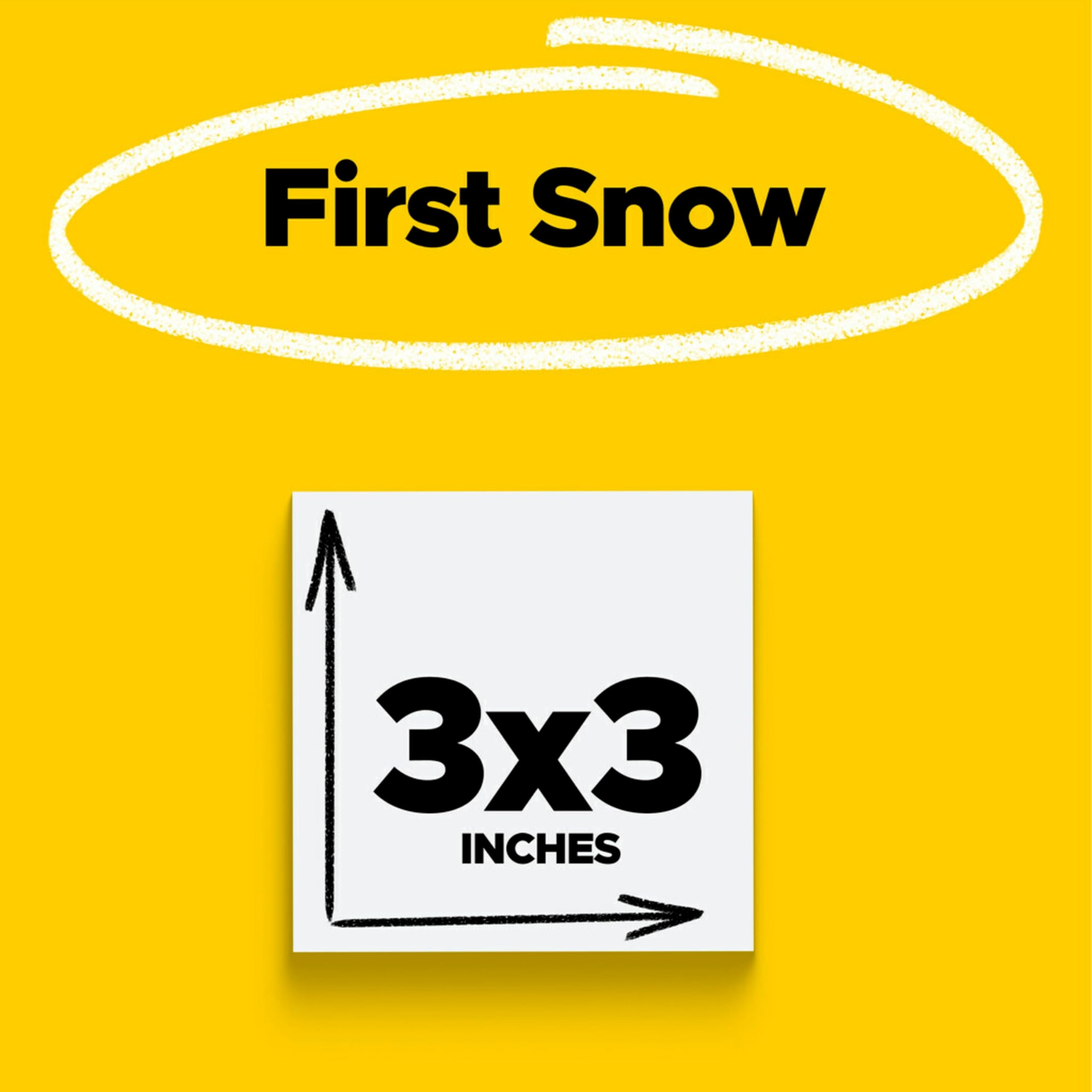 Foto 3 pulgar | Sticky Notes Post-it Super Sticky, 3 X 3 Pulgadas, 5 Blocs First Snow - Venta Internacional.