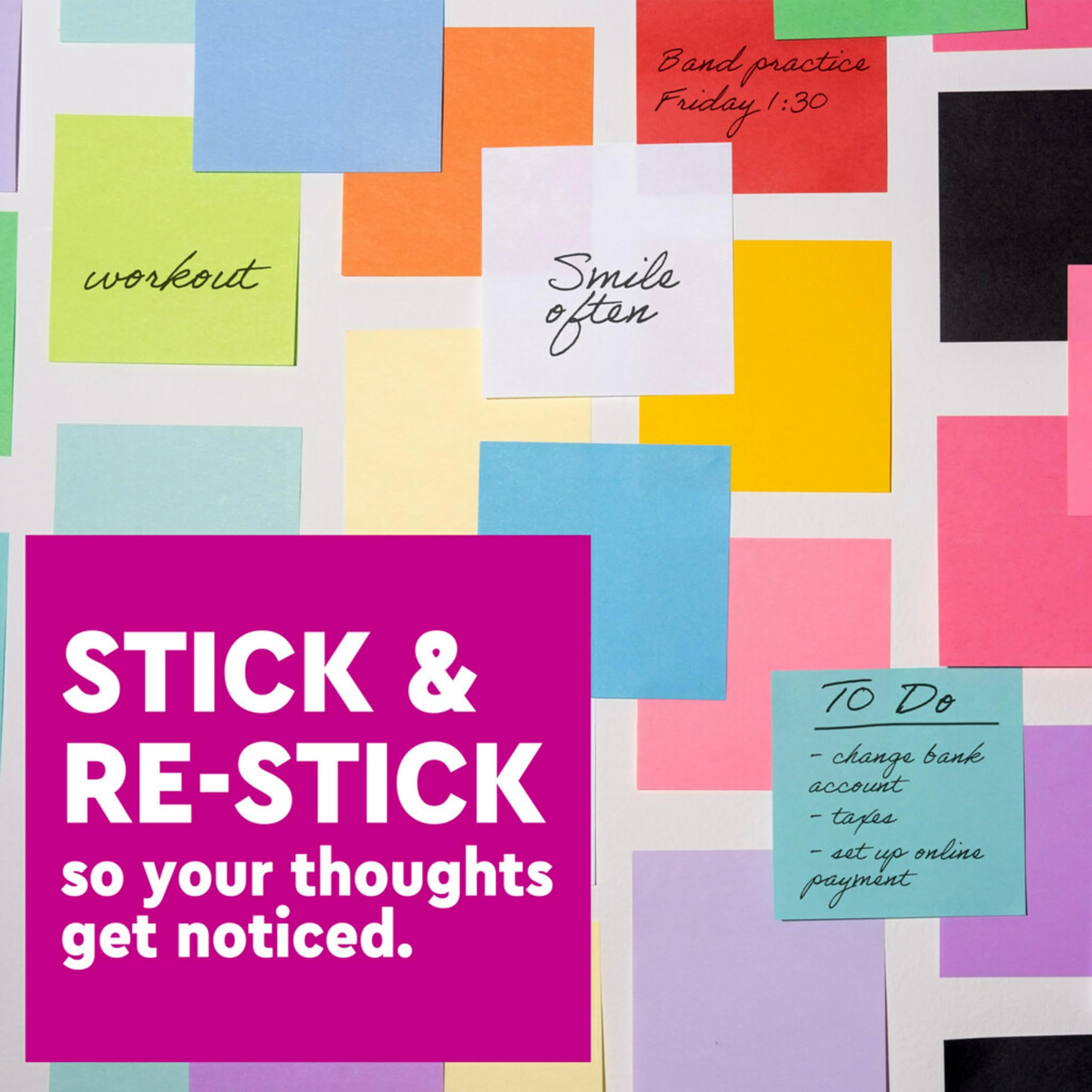 Foto 5 pulgar | Sticky Notes Post-it Super Sticky, 3 X 3 Pulgadas, 5 Blocs First Snow - Venta Internacional.