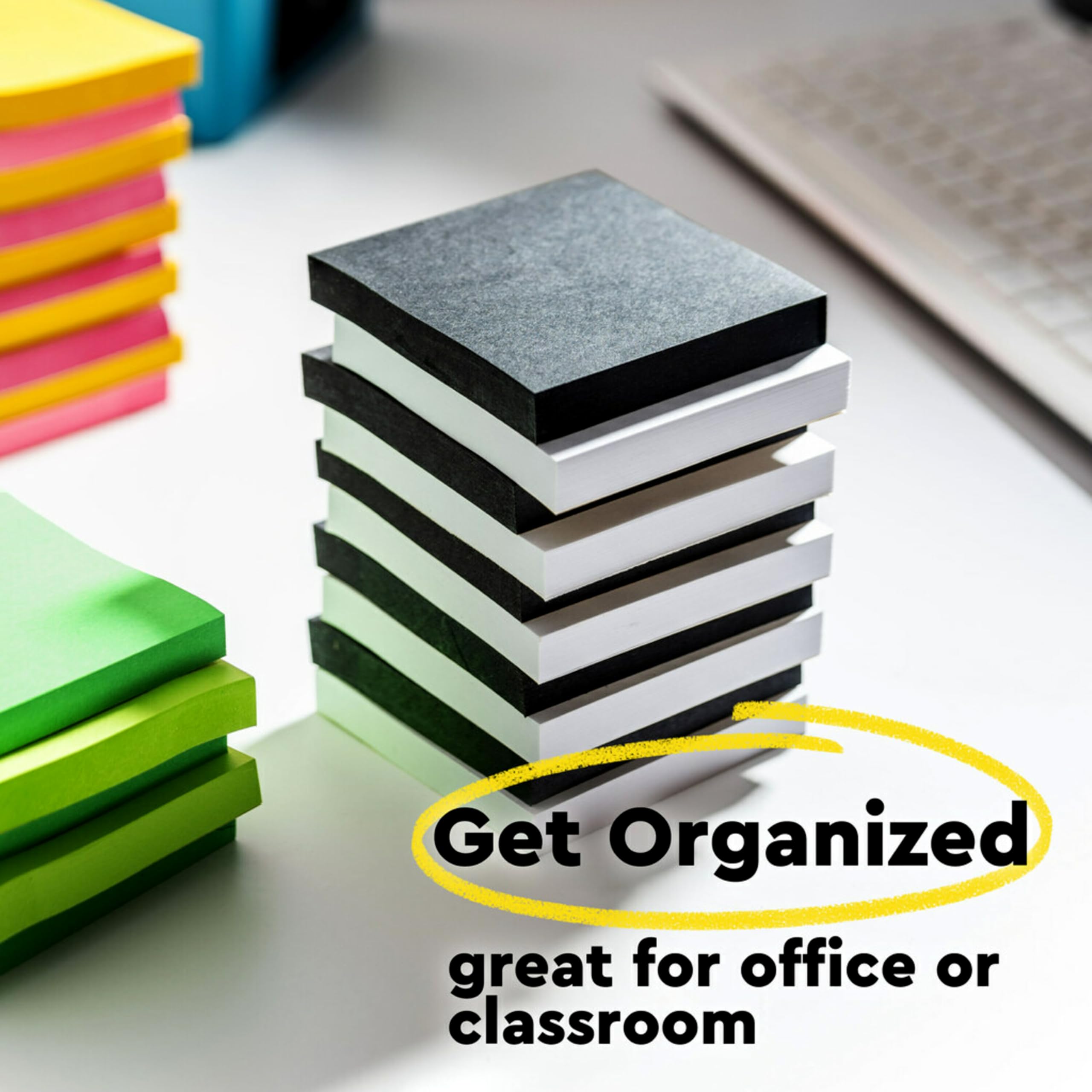 Foto 8 pulgar | Sticky Notes Post-it Super Sticky, 3 X 3 Pulgadas, 5 Blocs First Snow - Venta Internacional.