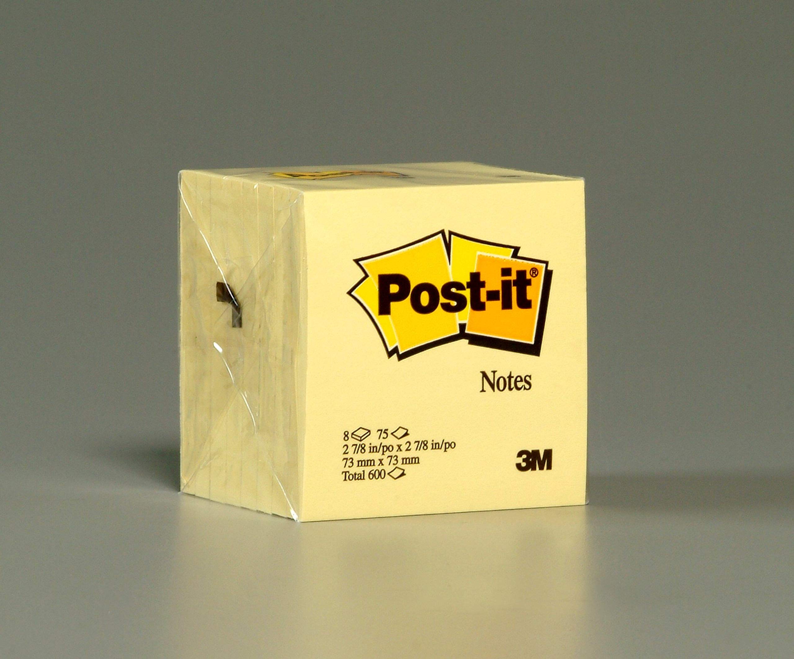 Notas Adhesivas Post-it De 3 X 3 Pulgadas, Color Amarillo Canario, 75 Hojas X 6 - Venta Internacional.