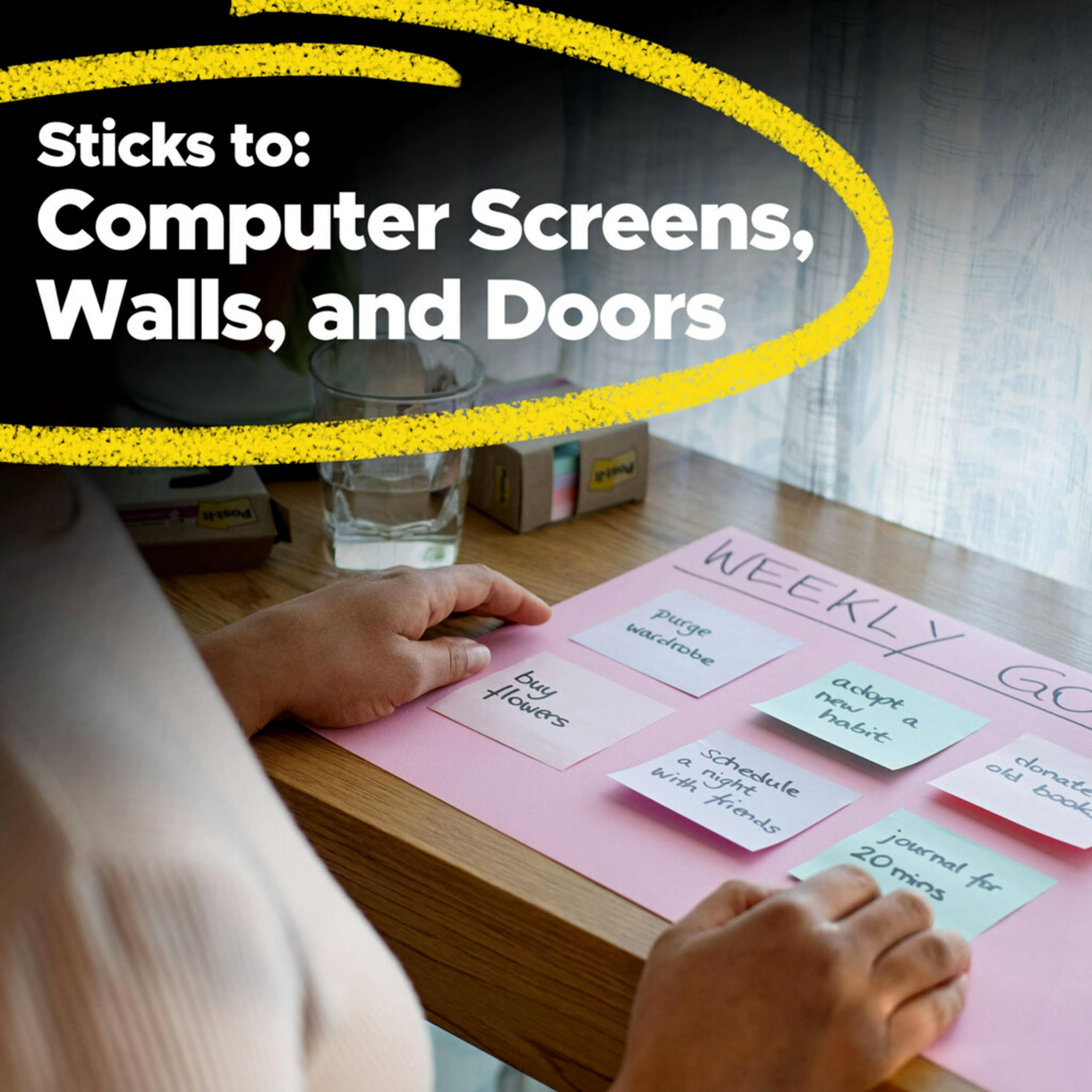 Foto 5 pulgar | Sticky Notes Post-it, Papel 100% Reciclado, 5 Cuadernos, 3 X 3 Pulgadas - Venta Internacional.