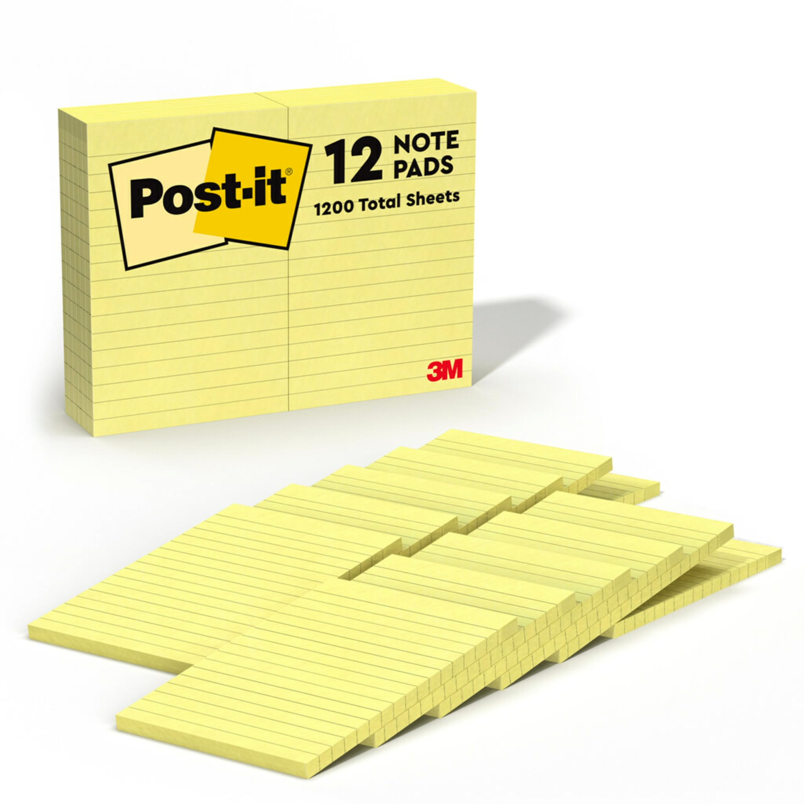 Foto 2 pulgar | Notas Adhesivas Post-it De 4 X 6 Cm, 12 Blocs, Amarillo Canario (660) - Venta Internacional.