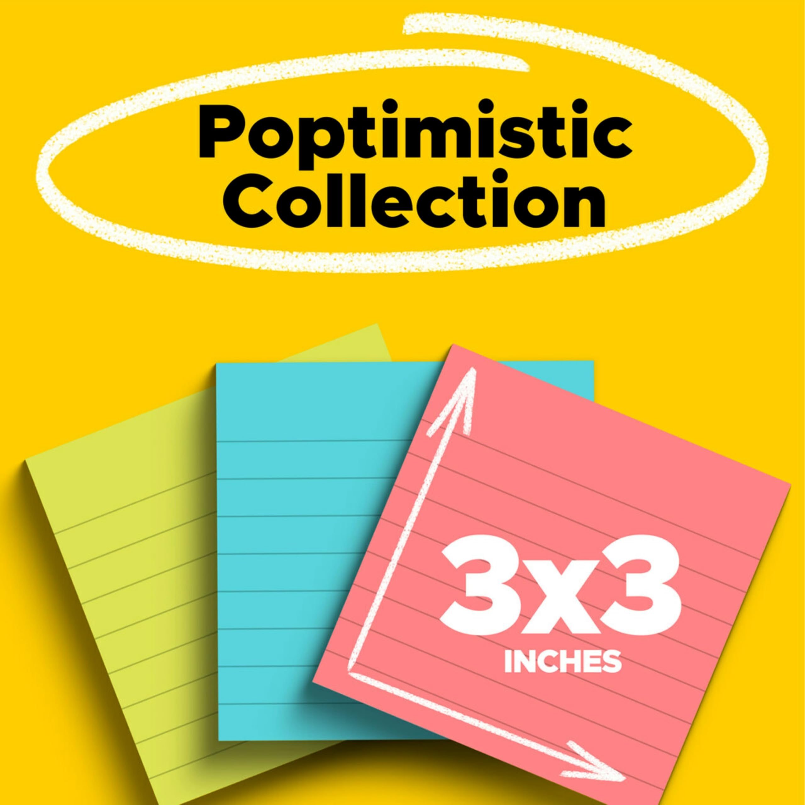 Foto 3 pulgar | Notas Adhesivas Post-it 3x3 En Poptimistic Collection X3 - Venta Internacional.