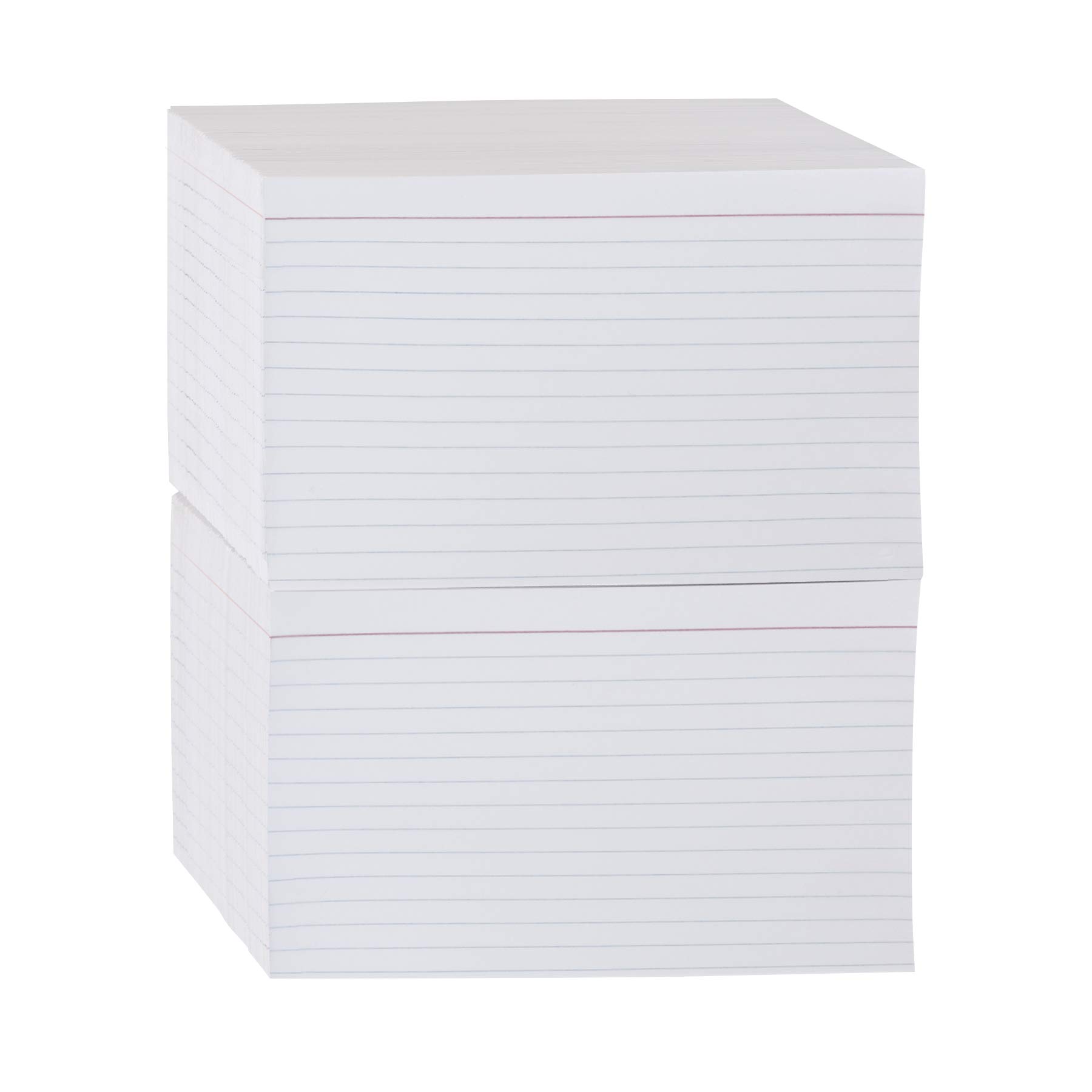Index Cards Amazon Basics, 1000 Tarjetas Rayadas De 4 X 6 Pulgadas, Blancas - Venta Internacional.