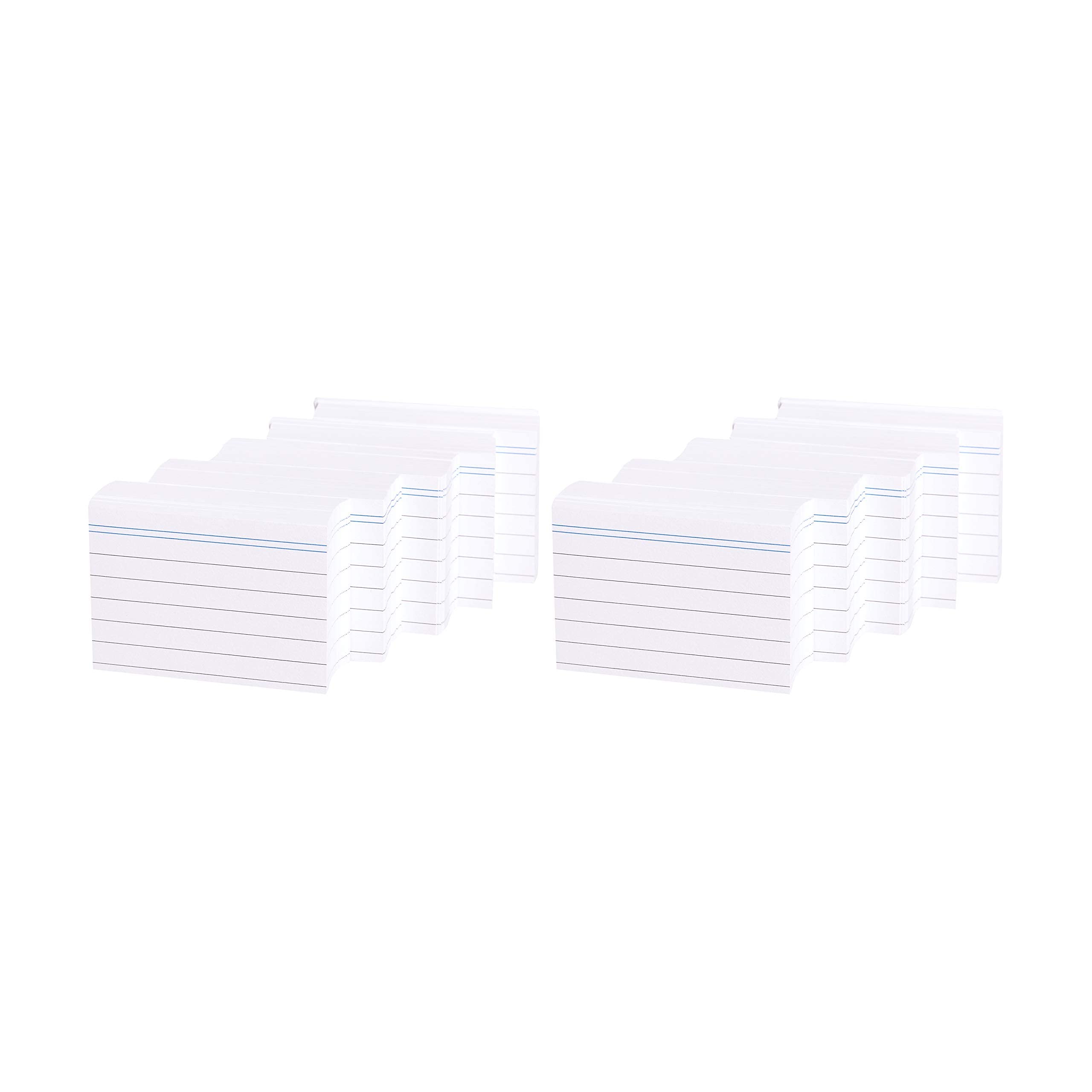 Foto 3 pulgar | Tarjetas De Índice Amazon Basics, Tamaño A8, Rayadas, Blancas (paquete De 1000 Unidades) - Venta Internacional.