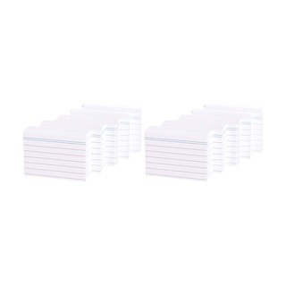 Foto 2 | Tarjetas De Índice Amazon Basics, Tamaño A8, Rayadas, Blancas (paquete De 1000 Unidades) - Venta Internacional.