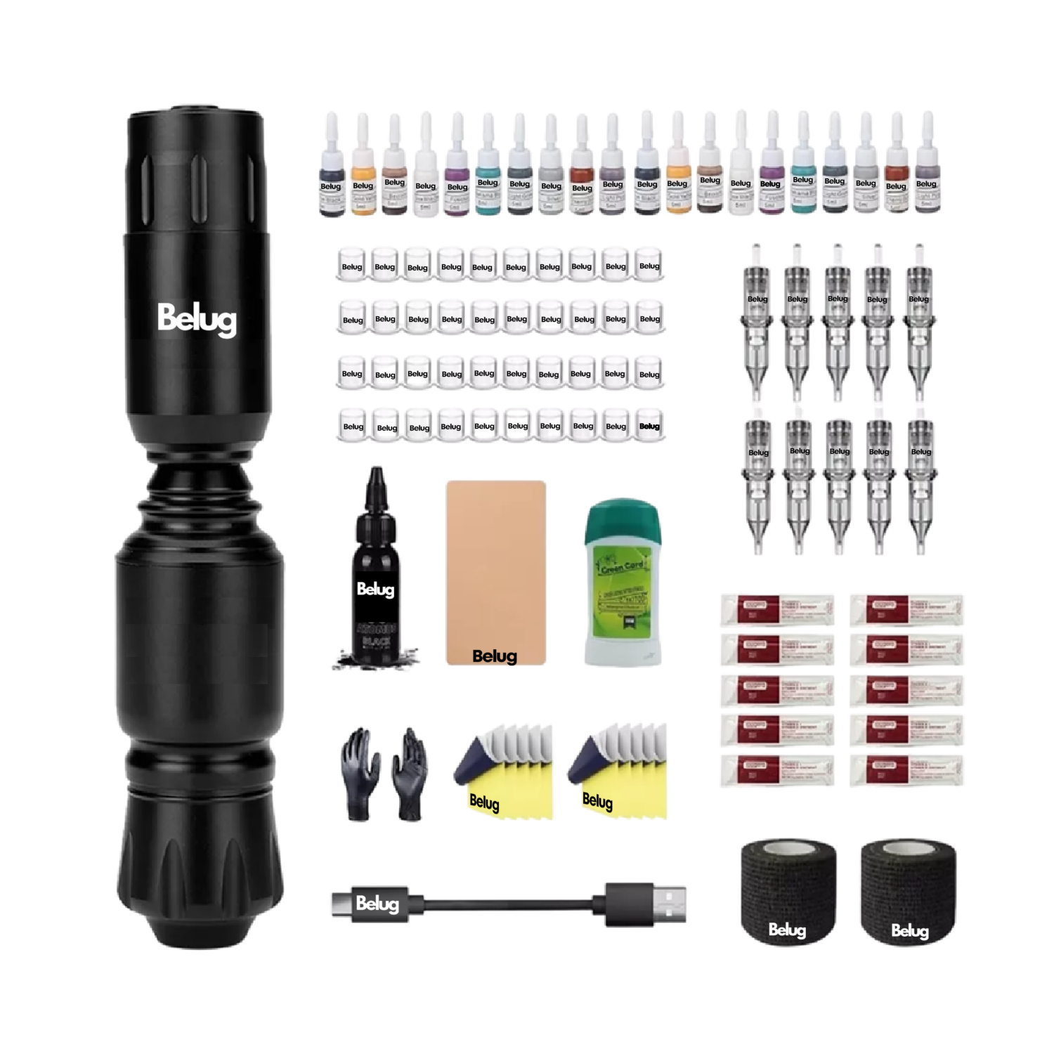 Foto 2 pulgar | Kit Para Tatuar Profesional Máquina Para Tatuar Belug Alta Calidad