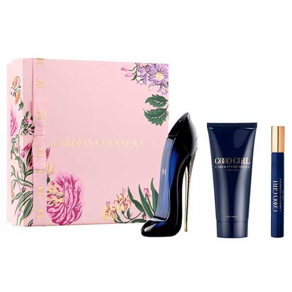 Set De Regalo Perfume Carolina Herrera Good Girl Eau De Parfum De 80 Ml - Venta Internacional.