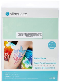 Foto 1 | Papel De Tatuaje Temporal Silhouette America 21,6 X 27,9 Cm - Venta Internacional.