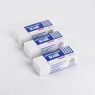 Foto 2 | Bloques De Polímero De Alta Calidad Eraser Pentel, Tamaño Pequeño, Paquete De 3 Unidades Zeh05bp2f - Venta Internaci
